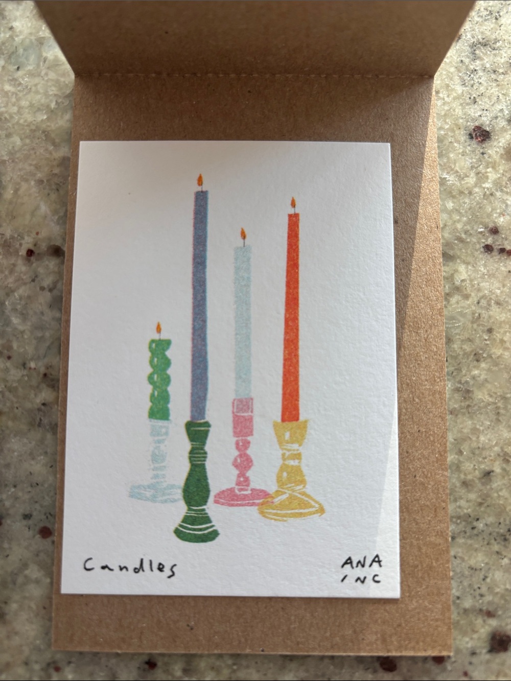 Inciardi Candle Print.